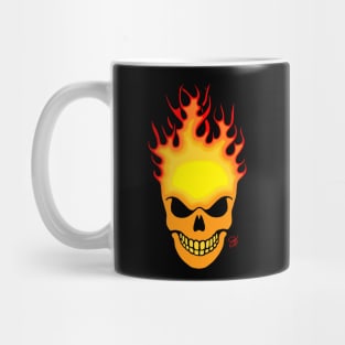 Skull on Fire Mug